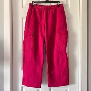 Aritzia TNA Cozy Fit Mega Fleece Cargo Sweatpants